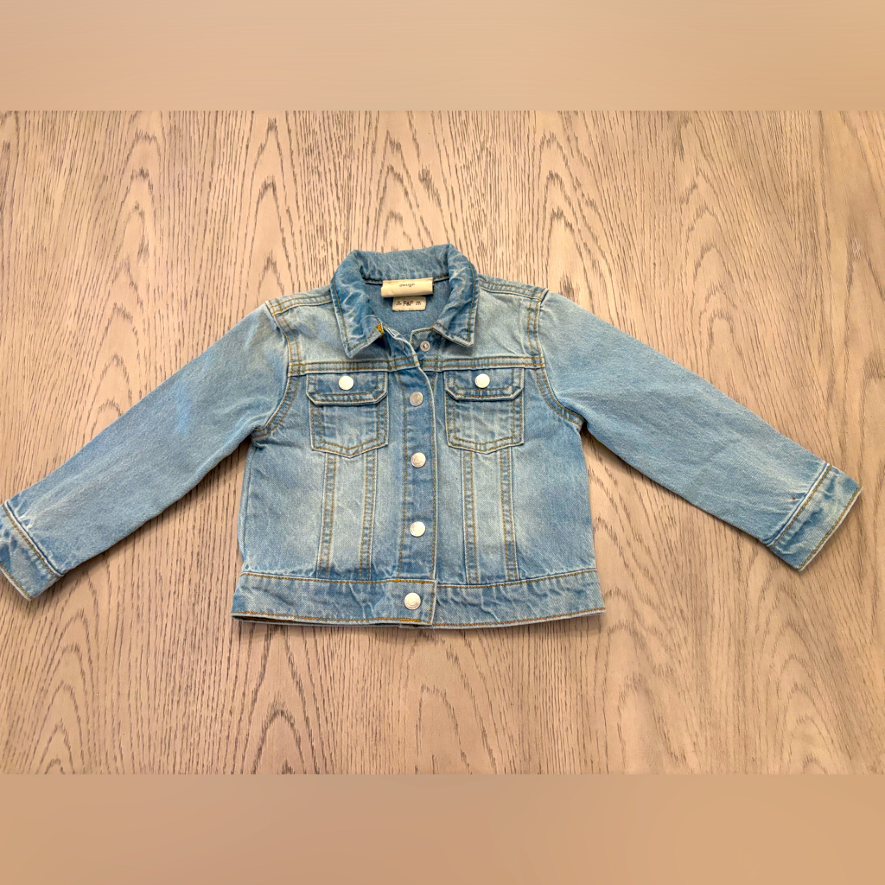 Bee Unique Girl’s Jean Jacket Size 2-3y (2t)